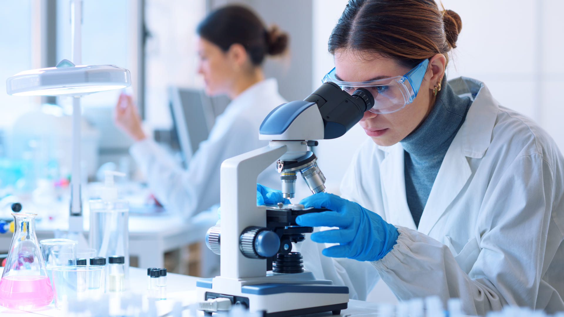Glovebox für biologische und mikrobiologische Forschung