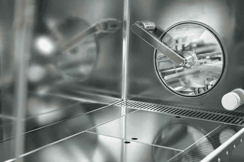 Automatische Schleusentüren aus Glas