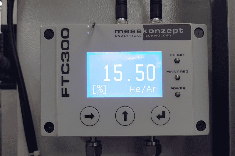 He – H2-Analysator für Gloveboxen
