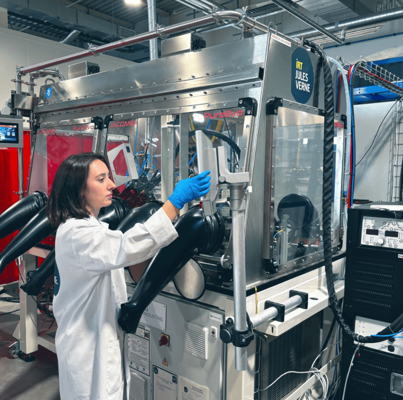 Anlage mit kontrollierter Atmosphäre für die additive Fertigung Anlage mit kontrollierter Atmosphäre für die additive Fertigung