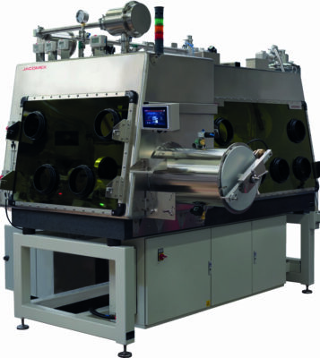 Laserschneiden in der Glovebox