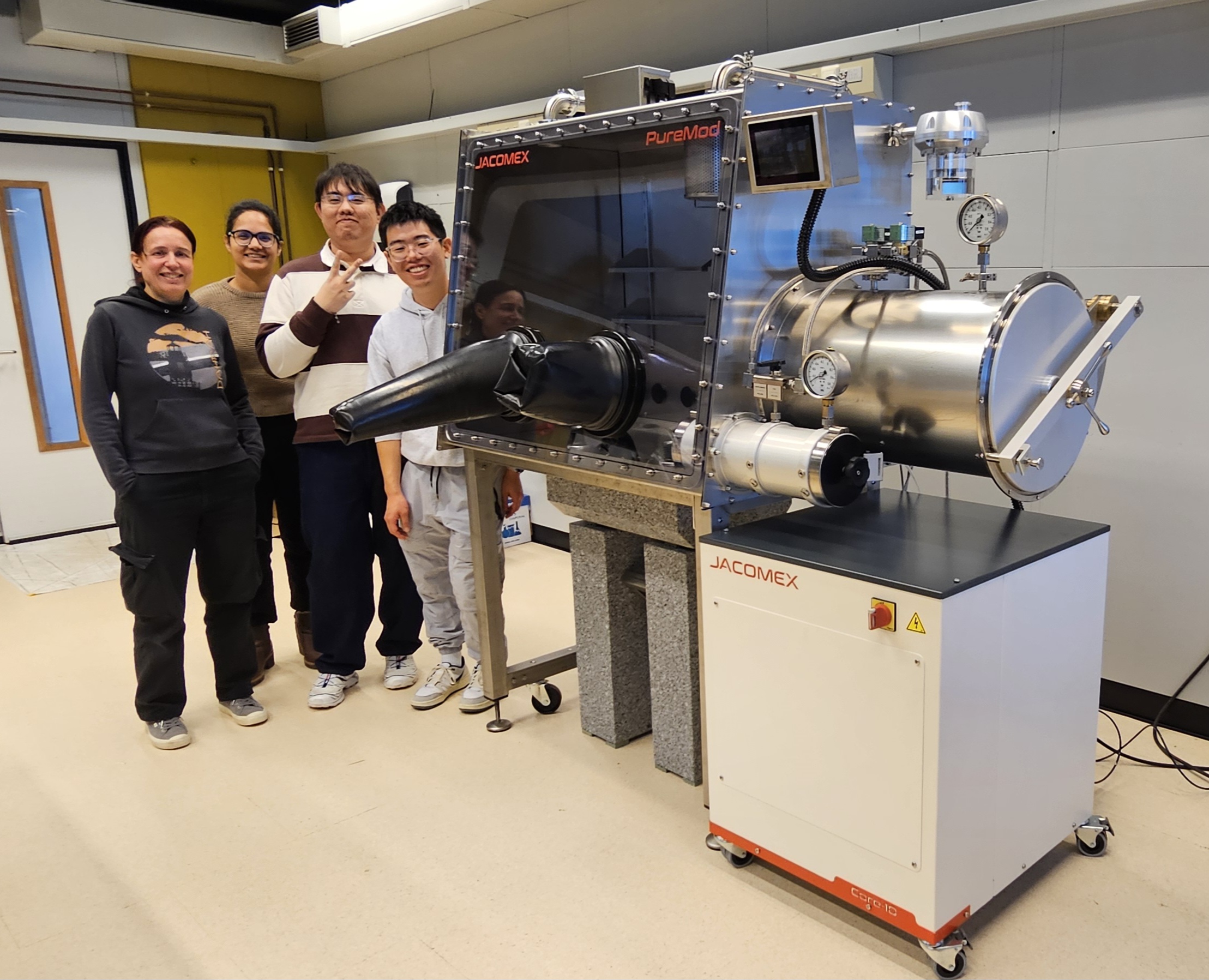 Glovebox für Präzisionsanalyse