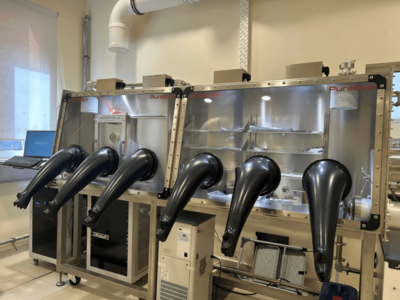 Glovebox mit integrierter PVD